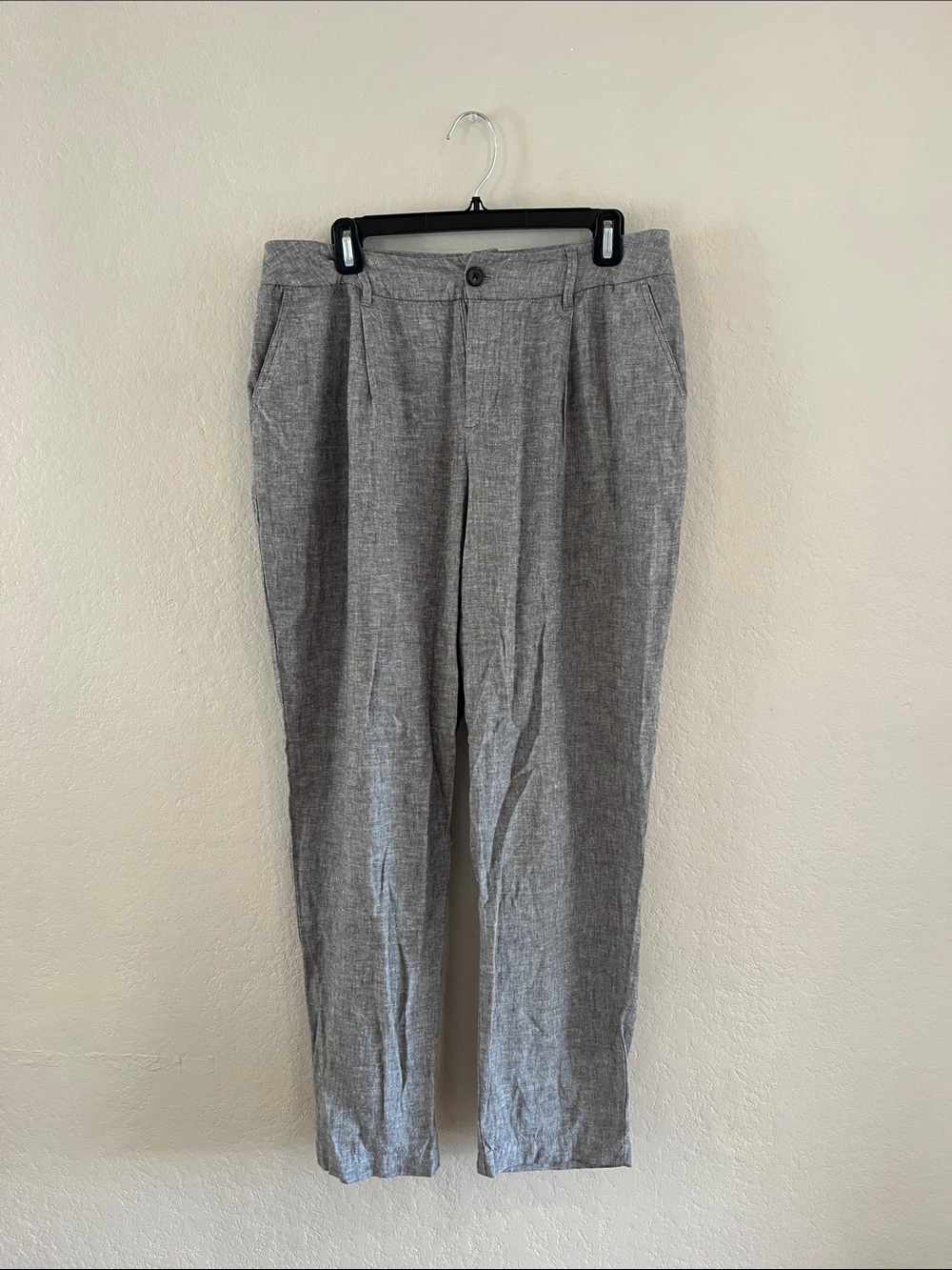 a new day Light Gray Wide Leg linen Pants
